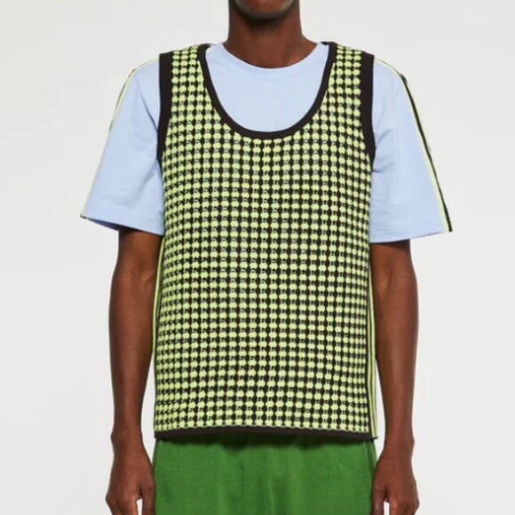 BNWT SS24 WALES BONNER x ADIDAS CROCHET VEST L - Picture 1 of 11